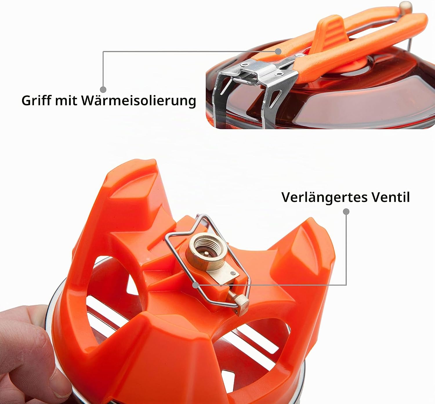 Detalle 2 de Fire-Maple X2 Campingkocher Gas Kocher – Tragbares Kochsystem für Outdoor-Aktivitäten