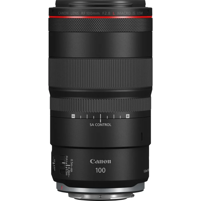 Detalle de Canon RF 100mm F2.8 L Macro IS USM objetivo 1:4 😎