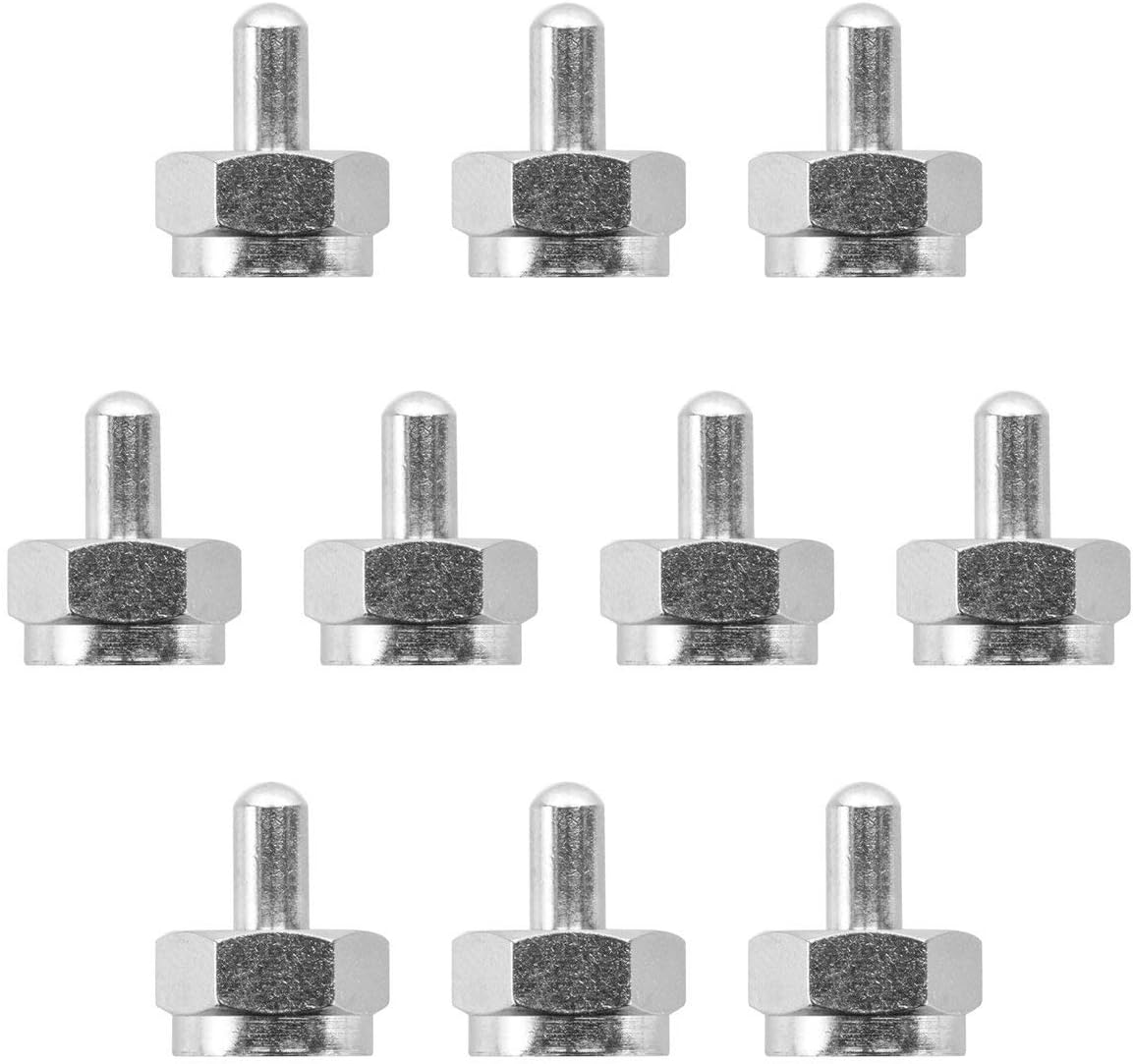 Detalle de deleyCON SAT F-Abschlusswiderstand (F-Stecker) 75 Ohm – 10 Stück Silber