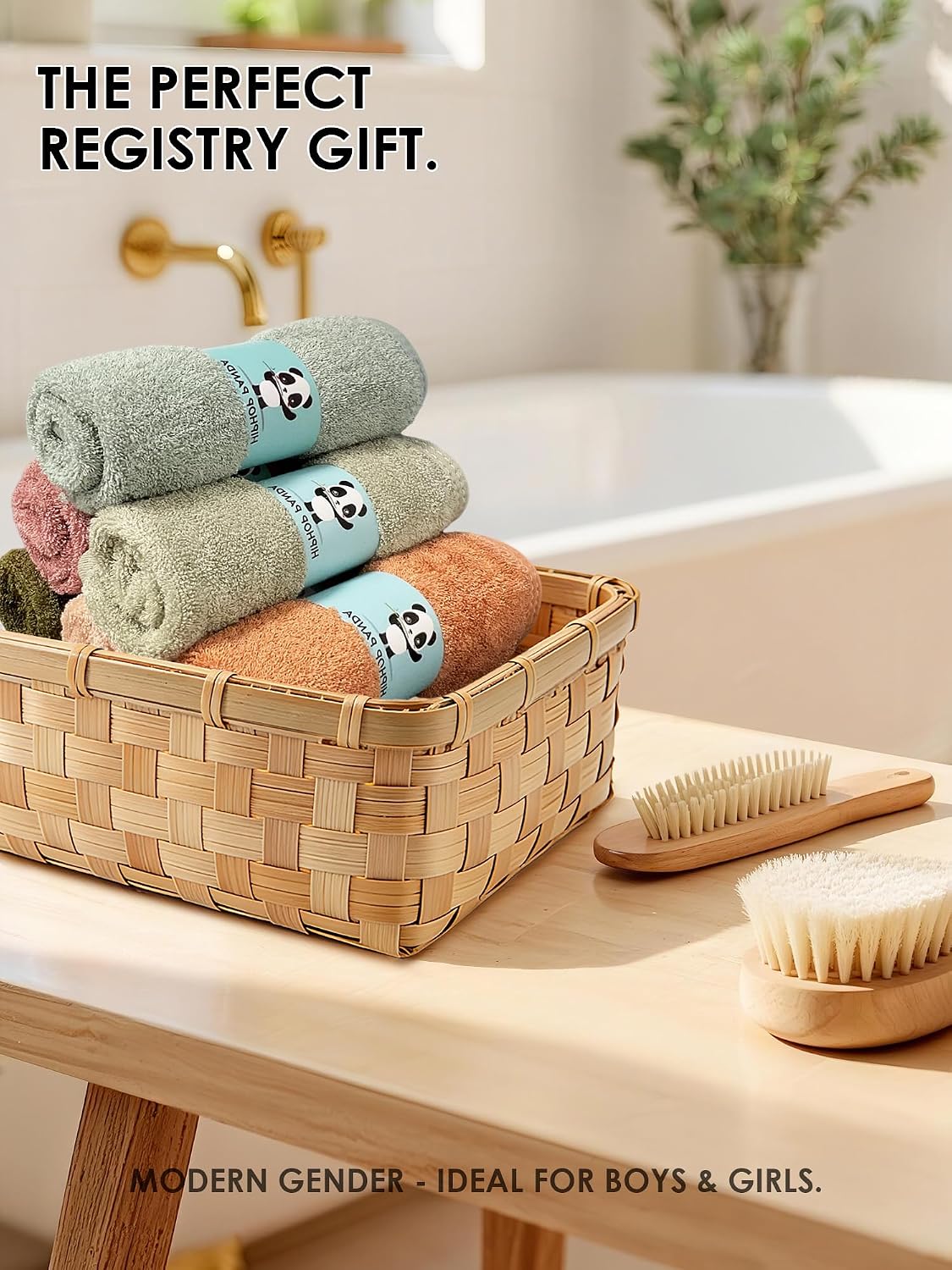 Detalle de HIPHOP PANDA Baby Washcloths, 6-Pack