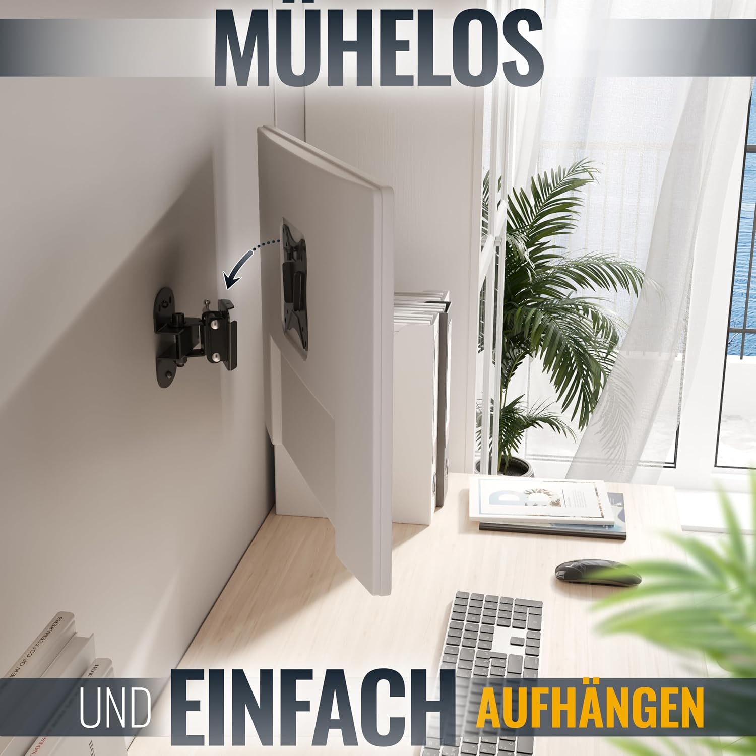 Detalle 2 de RICOO S7111 support mural 13-27 pouces