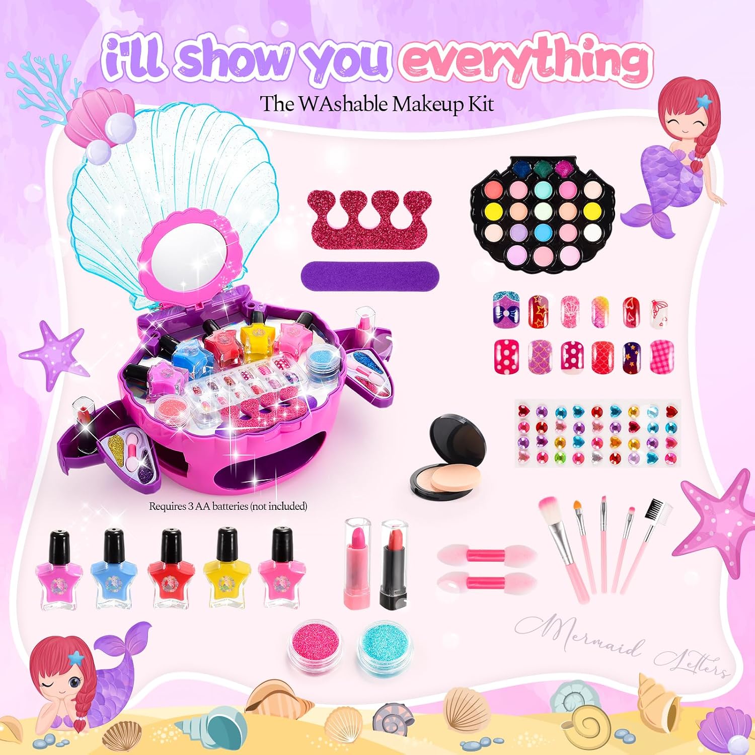 Thumbnail 4 de Kit trucco bambina 60 pezzi 💄