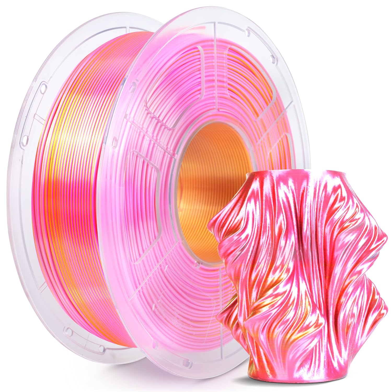 Detalle de SUNLU Silk Dual Color PLA+ 1.75mm
