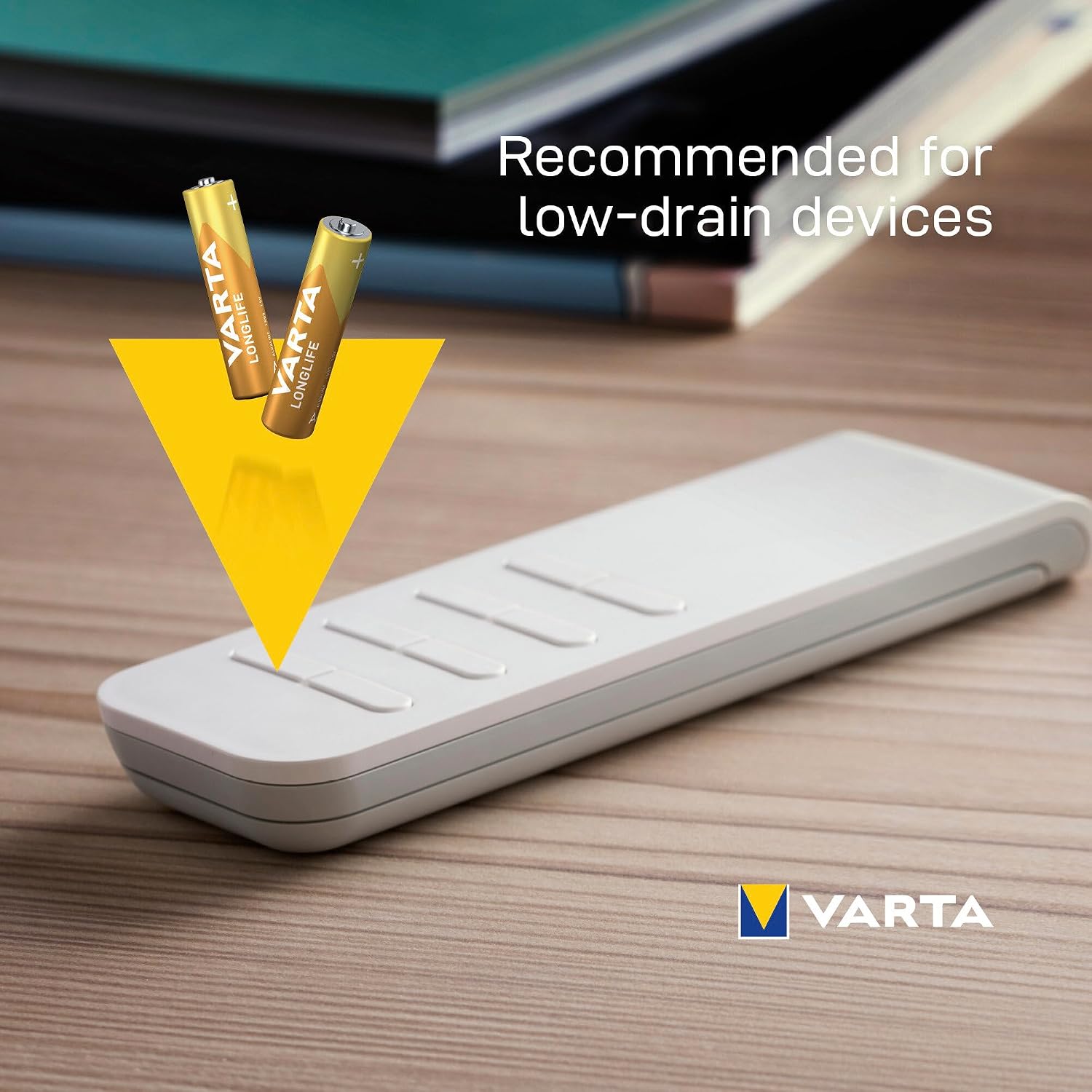 Detalle de VARTA Piles AAA Longlife Power — paquet de 24, alcalines 1,5 V, emballage recyclé à 90% (Made in Germany)