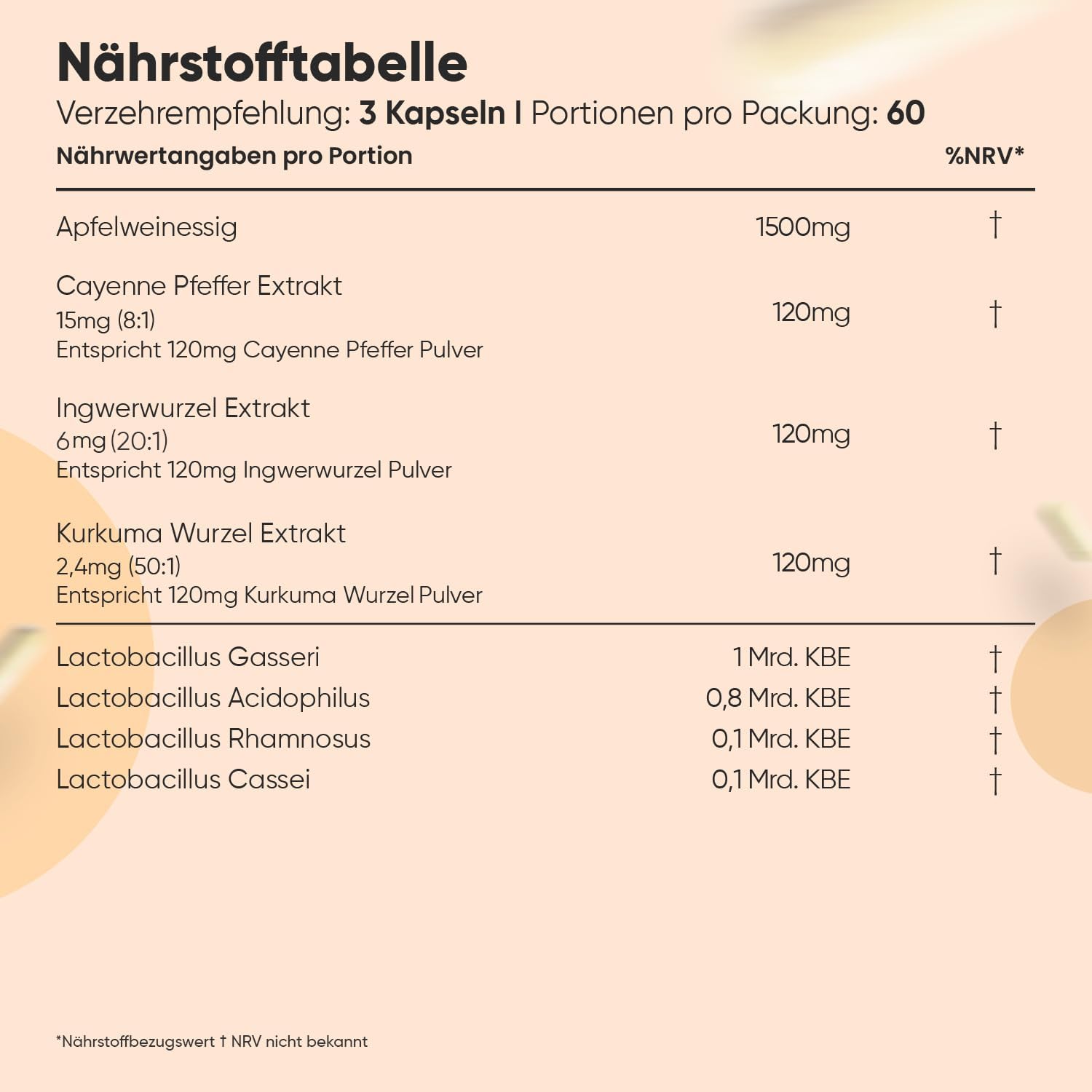 Thumbnail 2 de WeightWorld Apfelessig Kapseln mit 1860 mg Apfelwein-Essig-Komplex (180 Kapseln)