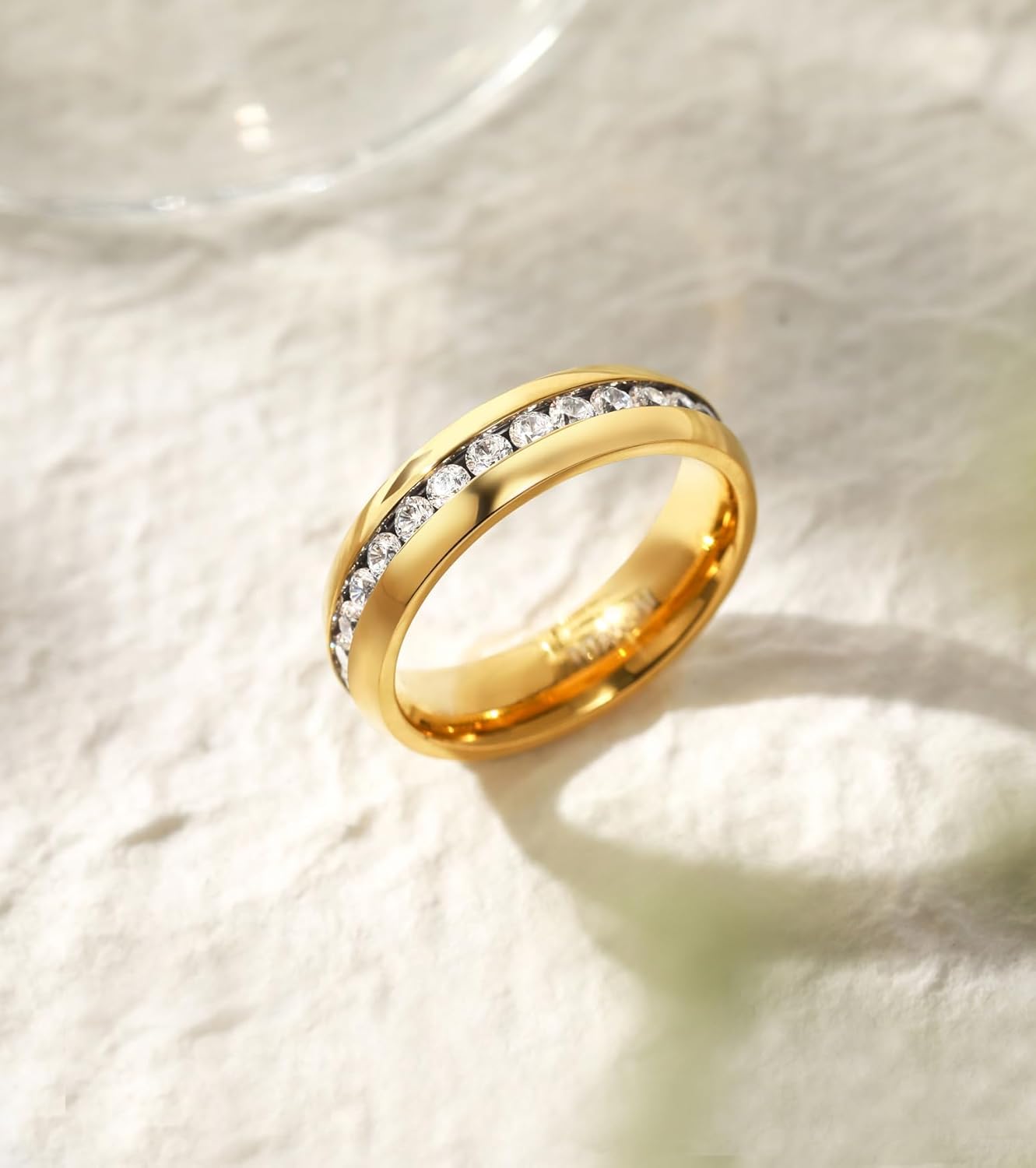 Thumbnail 2 de Zakk Damen Eternity Ring Titan – Ewigkeitsring, 4 mm/6 mm, Silber, Memoire Ringe, Hochzeitsring
