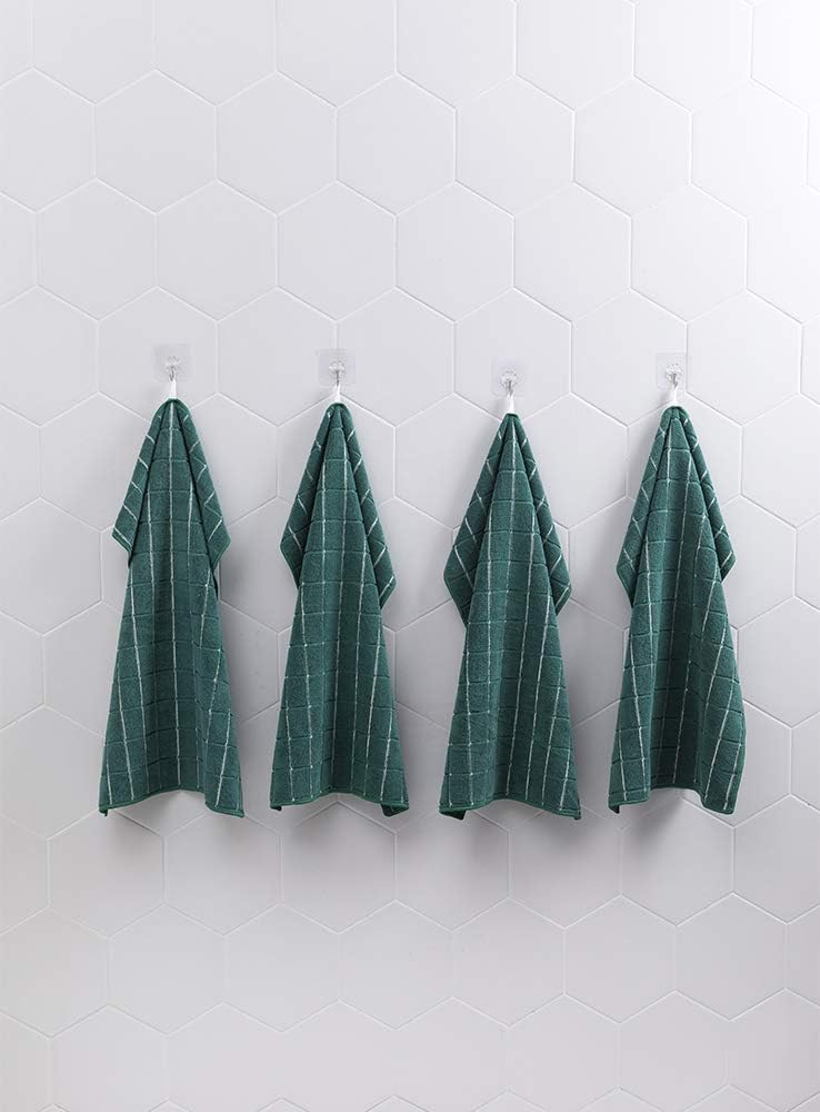 Detalle 2 de HYER KITCHEN Microfiber Dish Towels (8-Pack) – Soft, Super Absorbent, Lint-Free Kitchen Towels, Lattice Design, 26 x 18 Inch