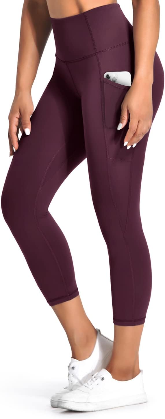 Thumbnail 6 de DESOL Sport Leggings Damen Capri 3/4 High Waist mit Seitentaschen (blickdicht)