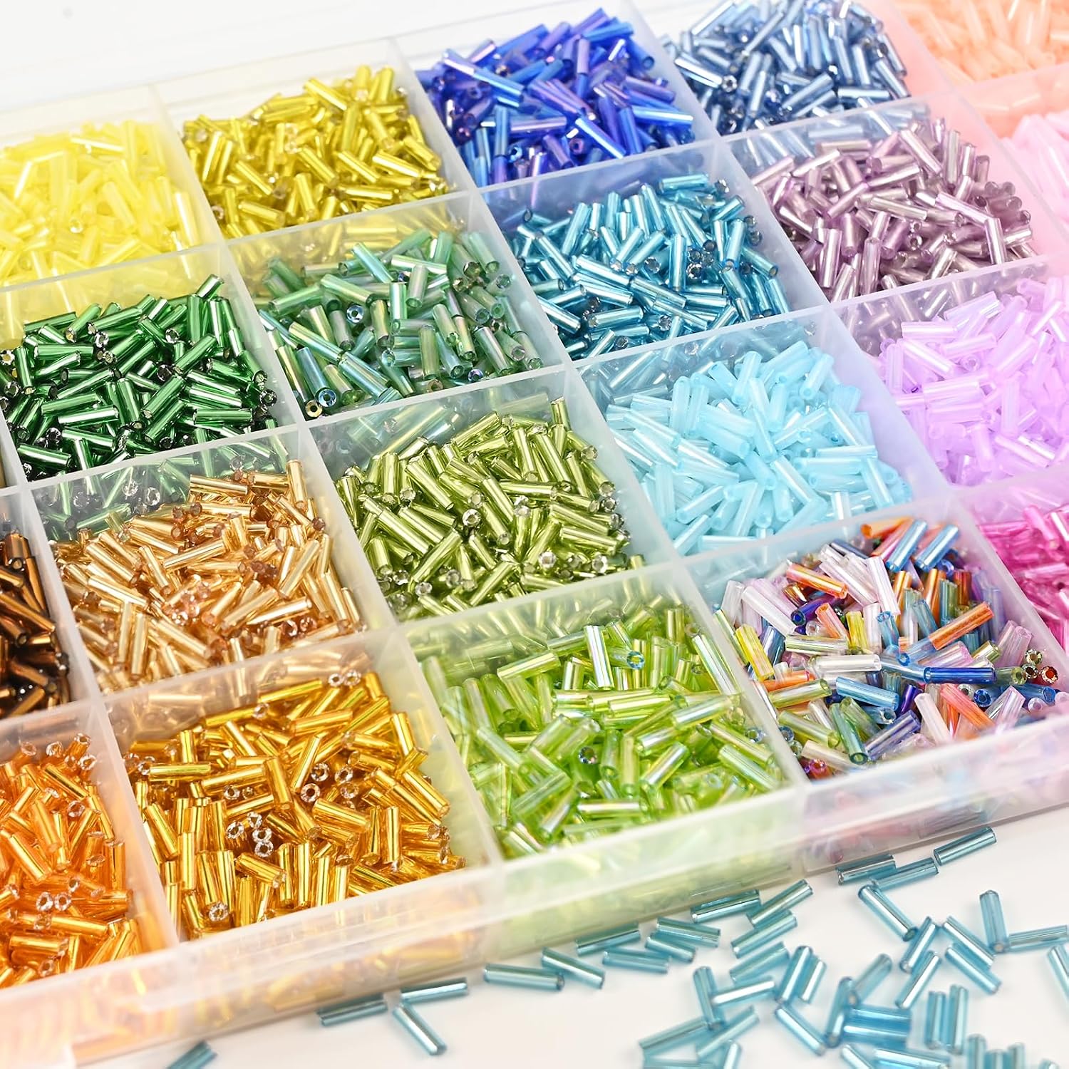 Thumbnail 3 de VvLons Glass Bugle Beads 7mm