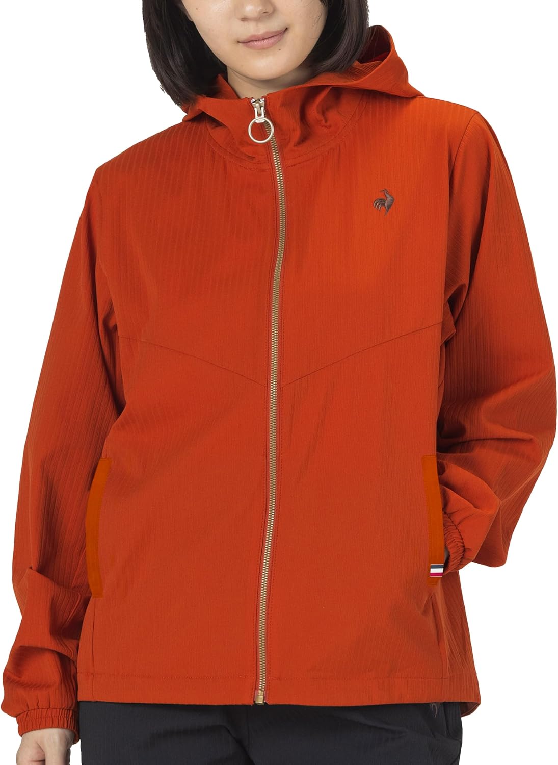 Detalle de le coq sportif LT6FJK21L レディース ジャージリブクロスジャケット UVカット・吸汗速乾