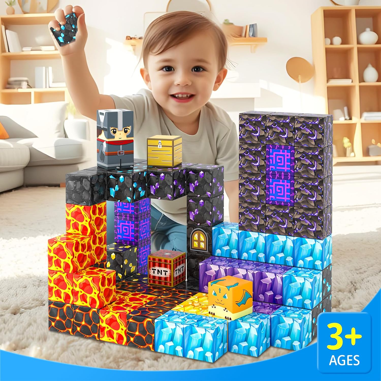 Thumbnail 4 de Coodoo Build Mine 84pc magnetic set 🧩