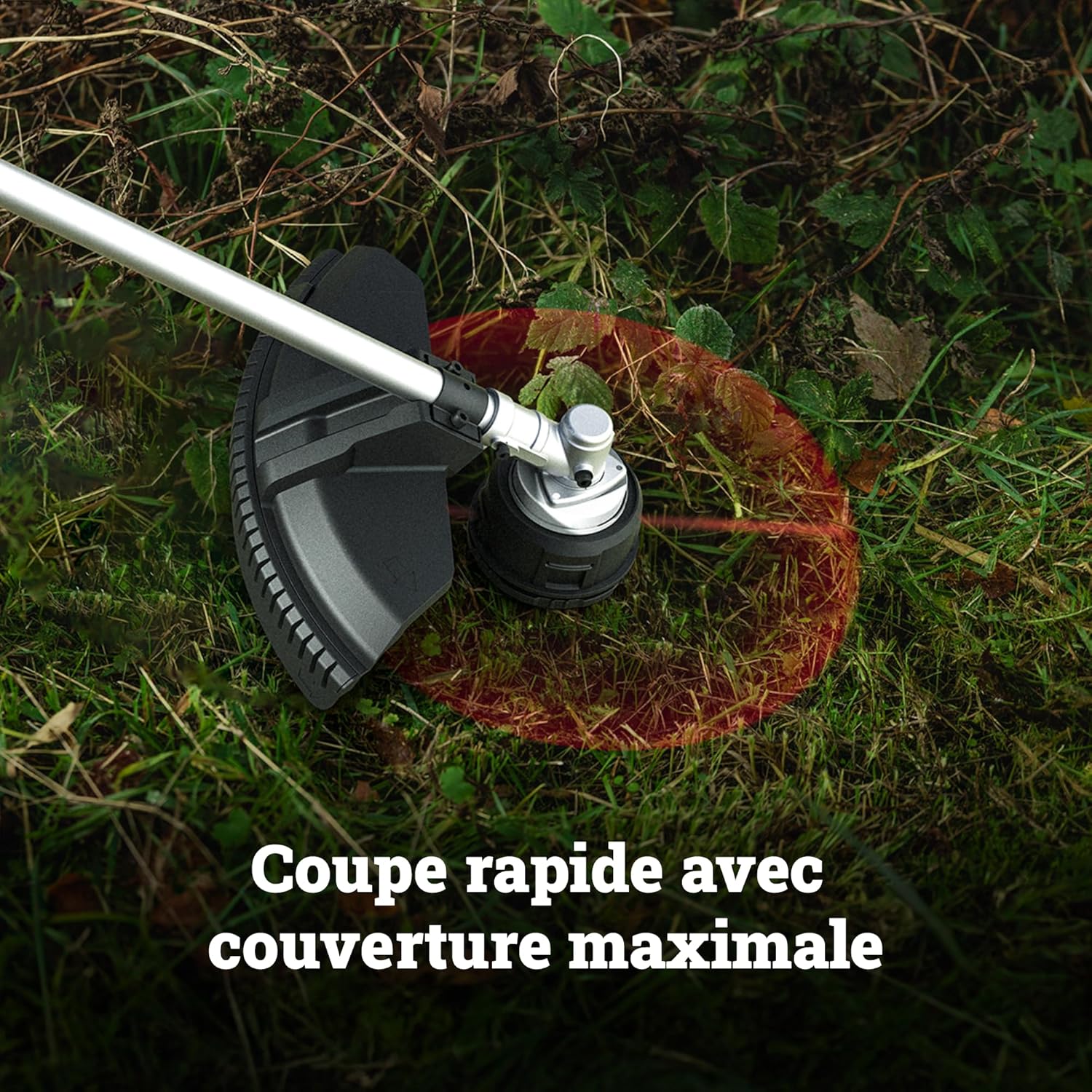 Detalle de WORX Débroussailleuse sans Fil 40V WG084E.9 – Moteur Brushless, lame et fil interchangeables