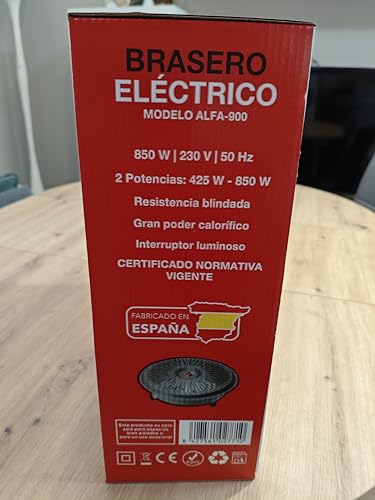 Thumbnail 3 de Genérico FM ALFA-900 brasero eléctrico 850W