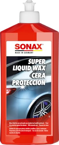 SONAX Cire Longue durée (250 ML) – cire automobile à base de carnauba pour protection et brillance