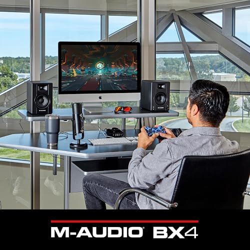 Thumbnail 12 de M-AUDIO BX4: Monitor da Studio cablati in coppia da 4,5" per scrivania