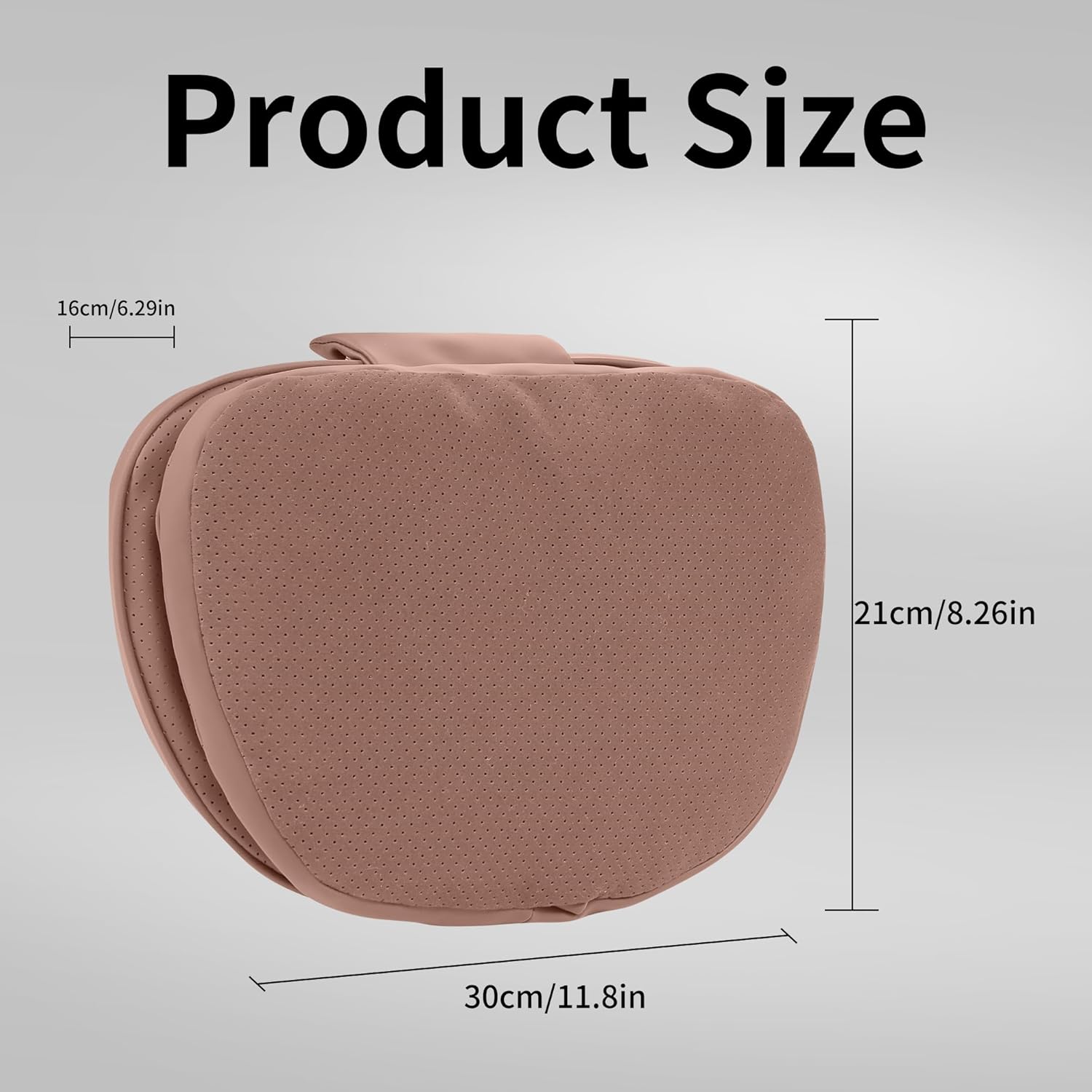Thumbnail 6 de Dapucarin Car Headrest Pillow: Dual-Sided Leather & Microfibre Neck Support