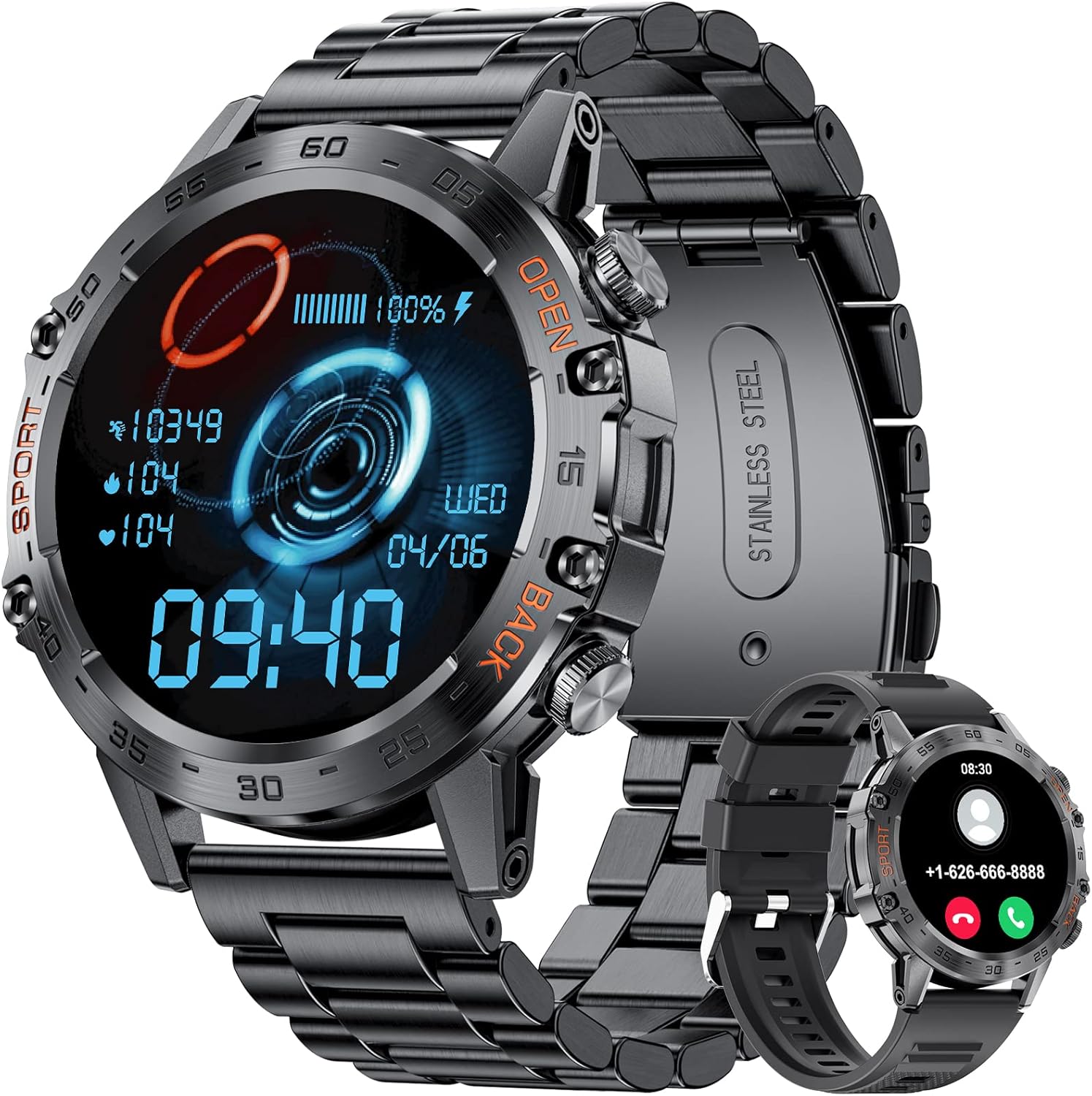 Detalle de Military Smart Watch Tactical fitness watch