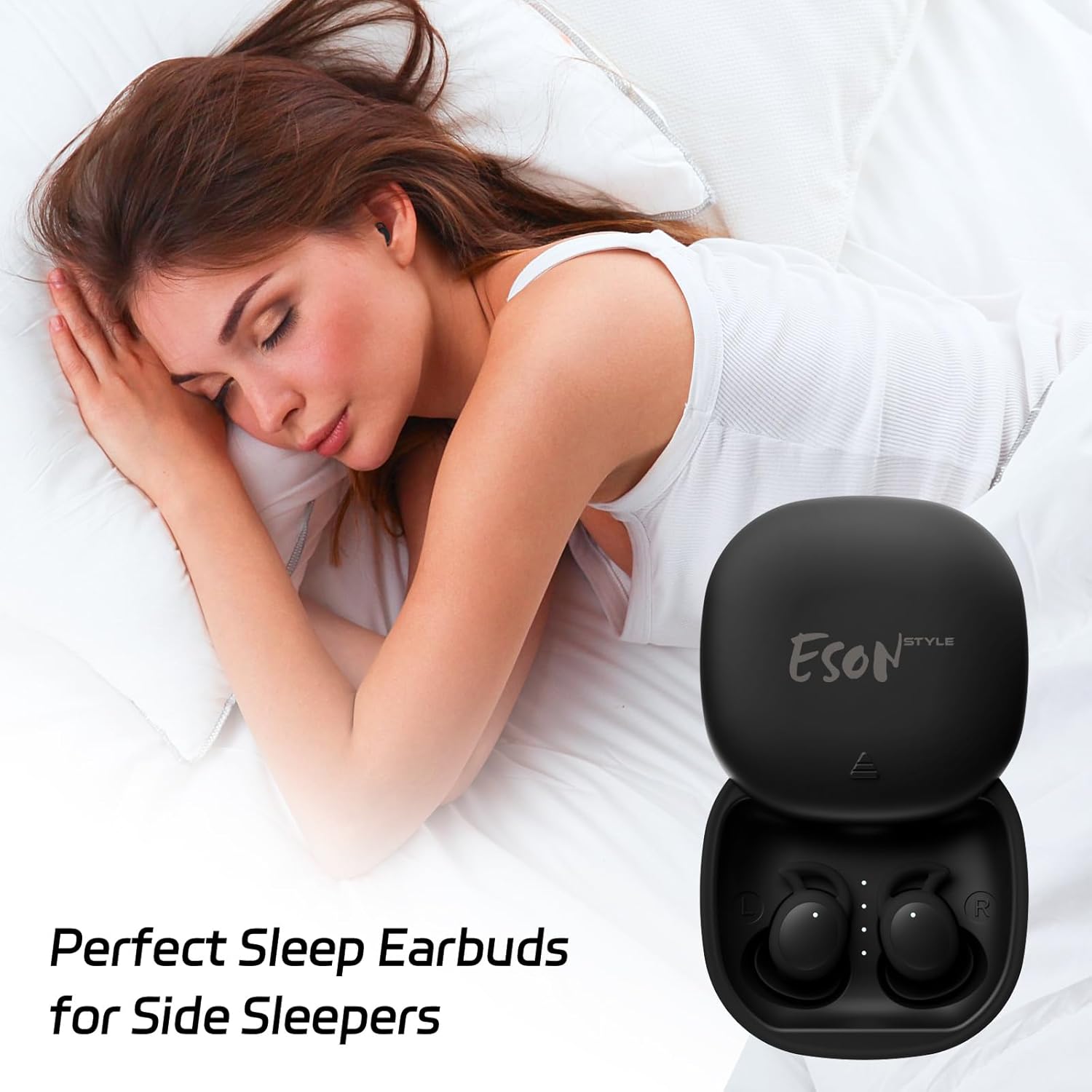 Thumbnail 2 de esonstyle Invisible Sleep Headphones: Sleep Earbuds for Side Sleepers