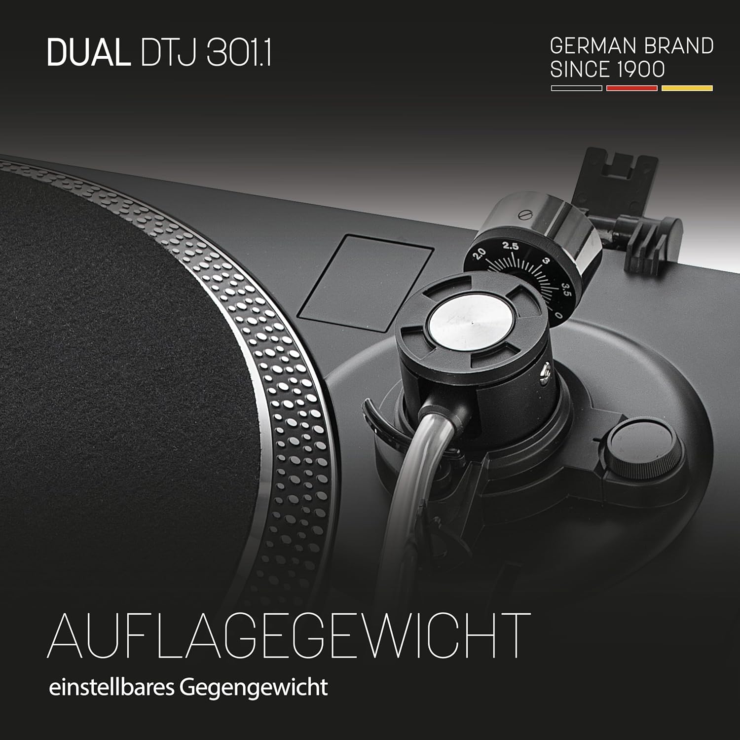 Thumbnail 3 de Dual DTJ 301.1 USB DJ Turntable with Direct Drive and Pitch Control