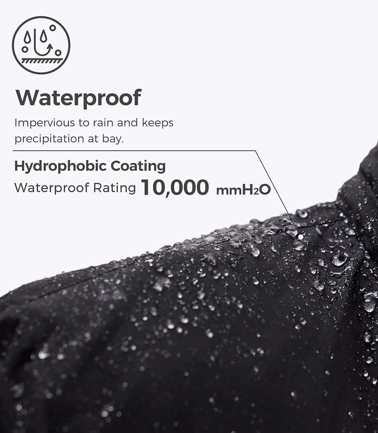 Detalle 2 de wantdo Waterproof Ski Jacket 10,000mm