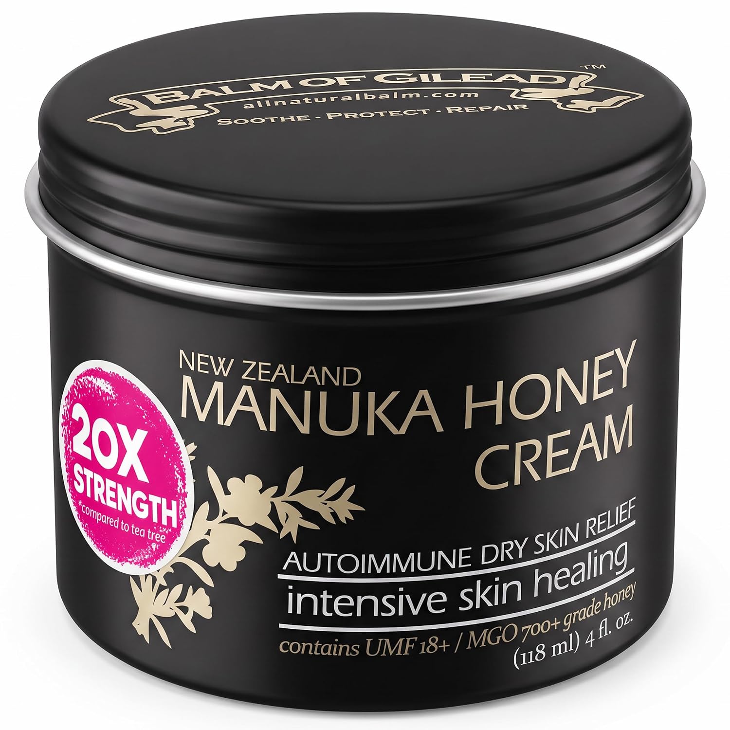 Detalle de BALM OF GILEAD Manuka Eczema Honey Cream Moisturizer with Manuka Honey
