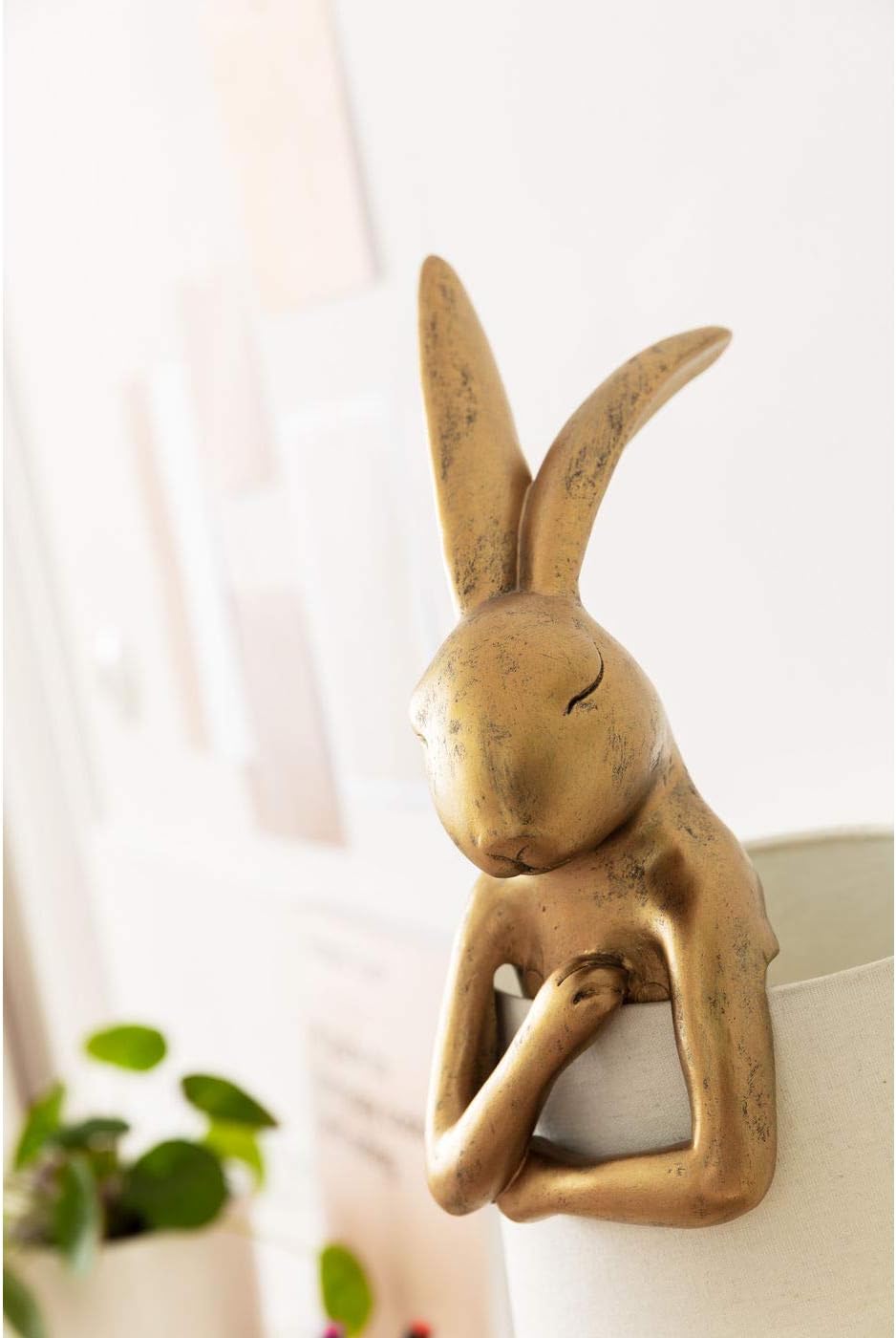 Detalle 2 de Lampada da tavolo Animal Rabbit Kare Design 68 cm
