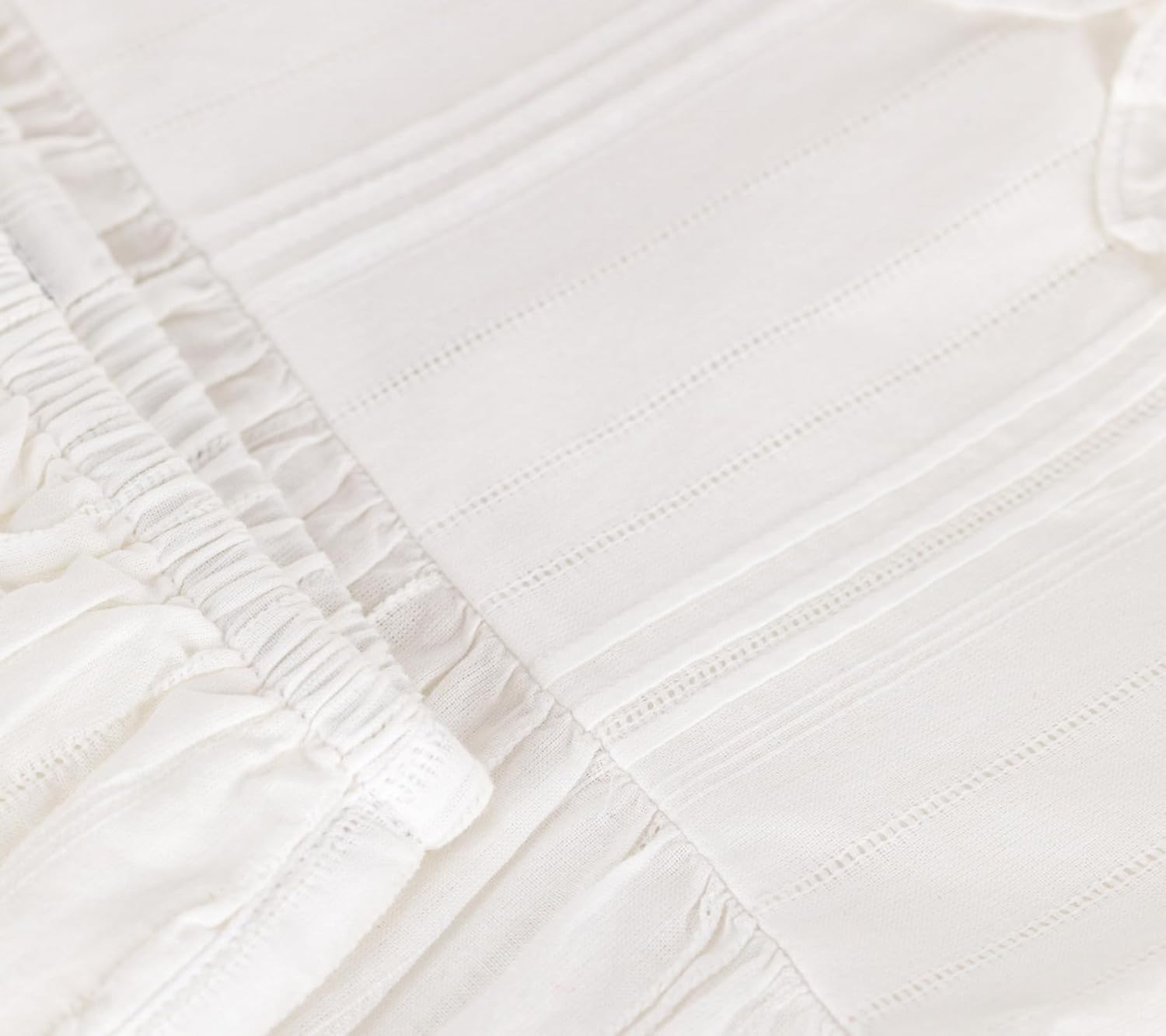 Thumbnail 3 de Petit Bateau Robe blanche à manches courtes et bloomer pour bébé fille