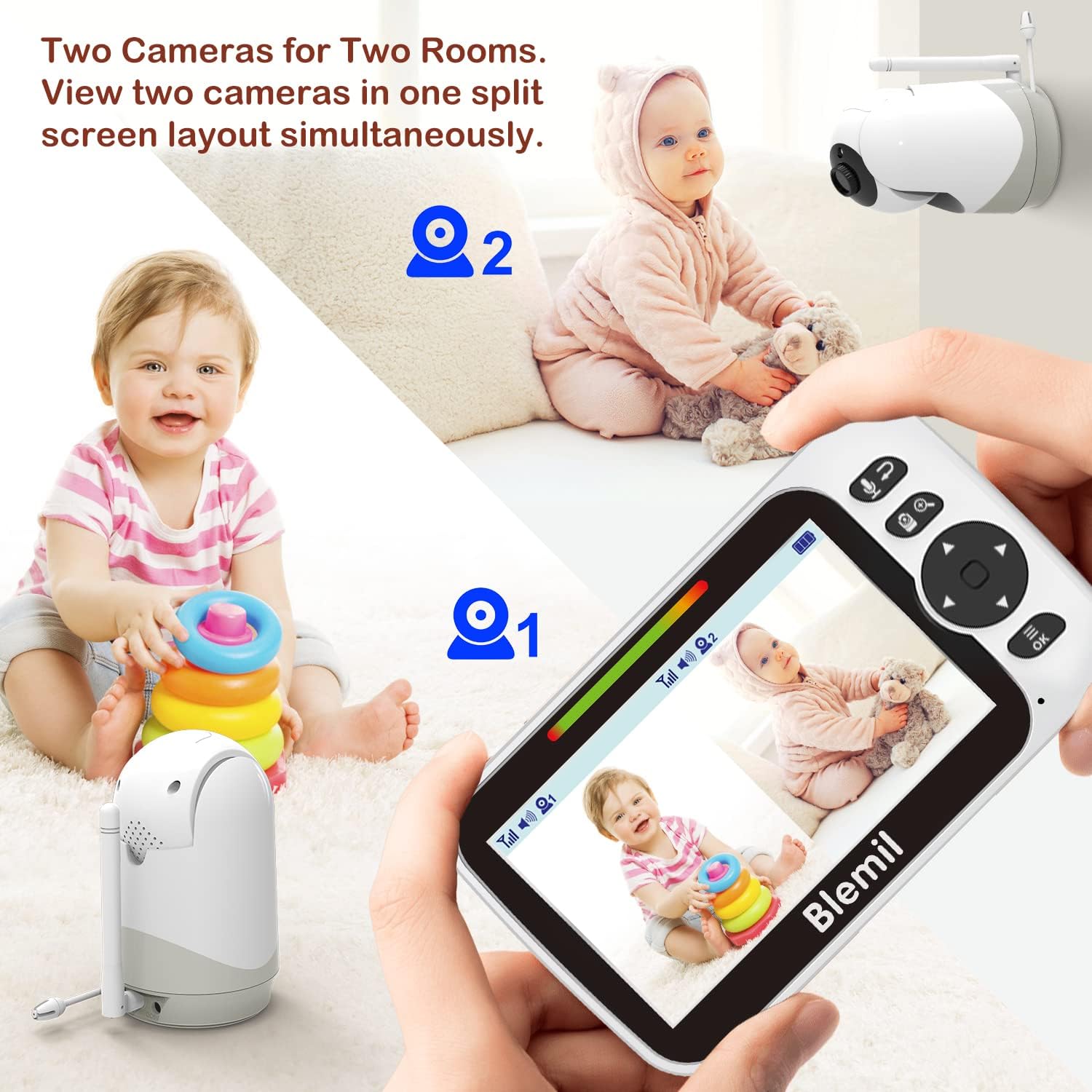 Thumbnail 4 de Blemil Upgrade Baby Monitor 30‑hour battery 👶🏼