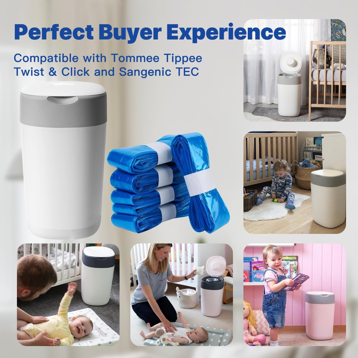 Thumbnail 5 de Nappy Bin Refills 7.5m for Tommee Tippee and Sangenic 🚼