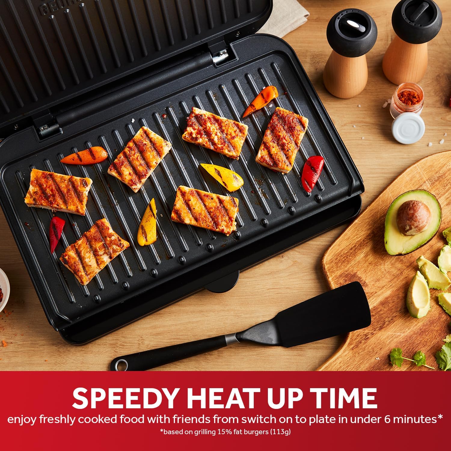 Detalle 1 de George Foreman Large Electric Fit Grill