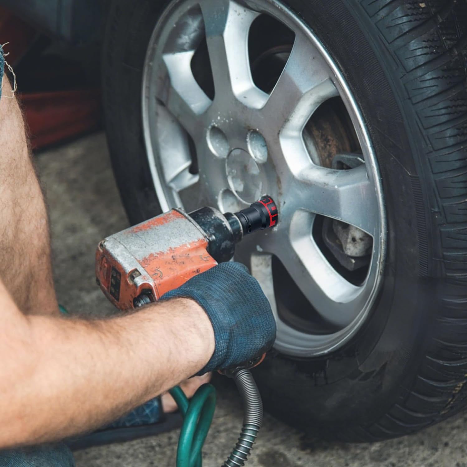Detalle 2 de Set di bussole a bussola esagonale profonde da 1/2" (CR-V) Aurlloct, 16 pezzi 10–32 mm