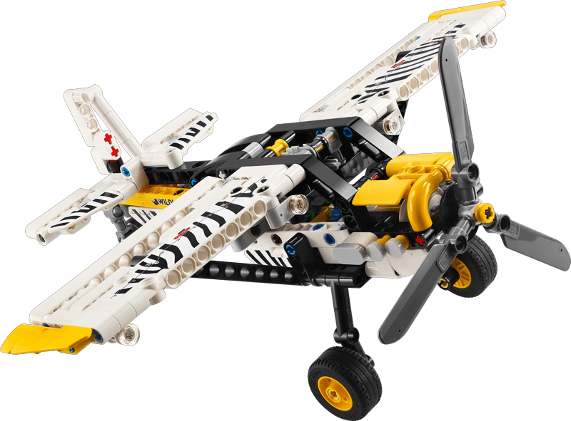 Detalle de LEGO Technic Propellerflugzeug 42198 – realistischer Flugspaß mit 333 Bausteinen