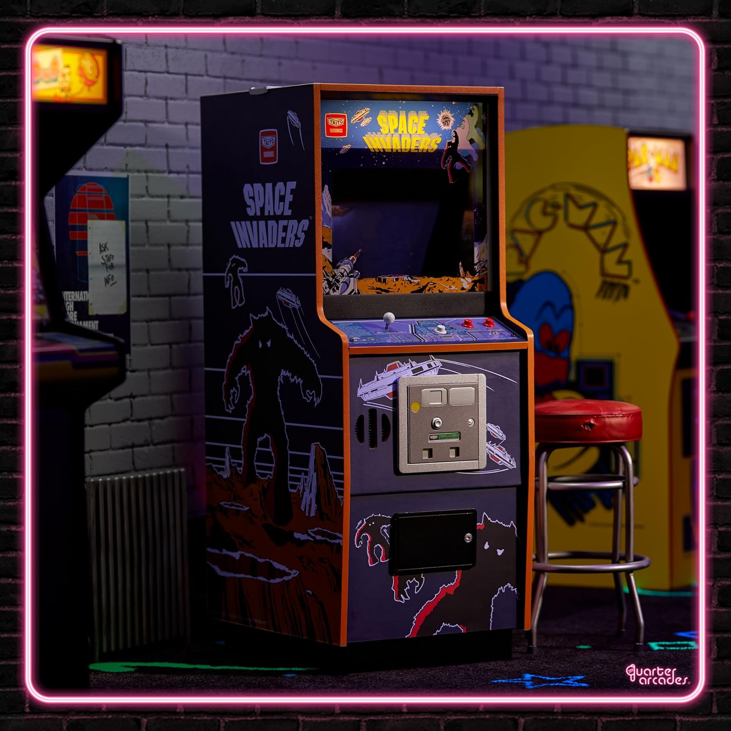 Thumbnail 4 de Numskull Quarter Arcades Space Invaders 1/4 Scale Mini Arcade