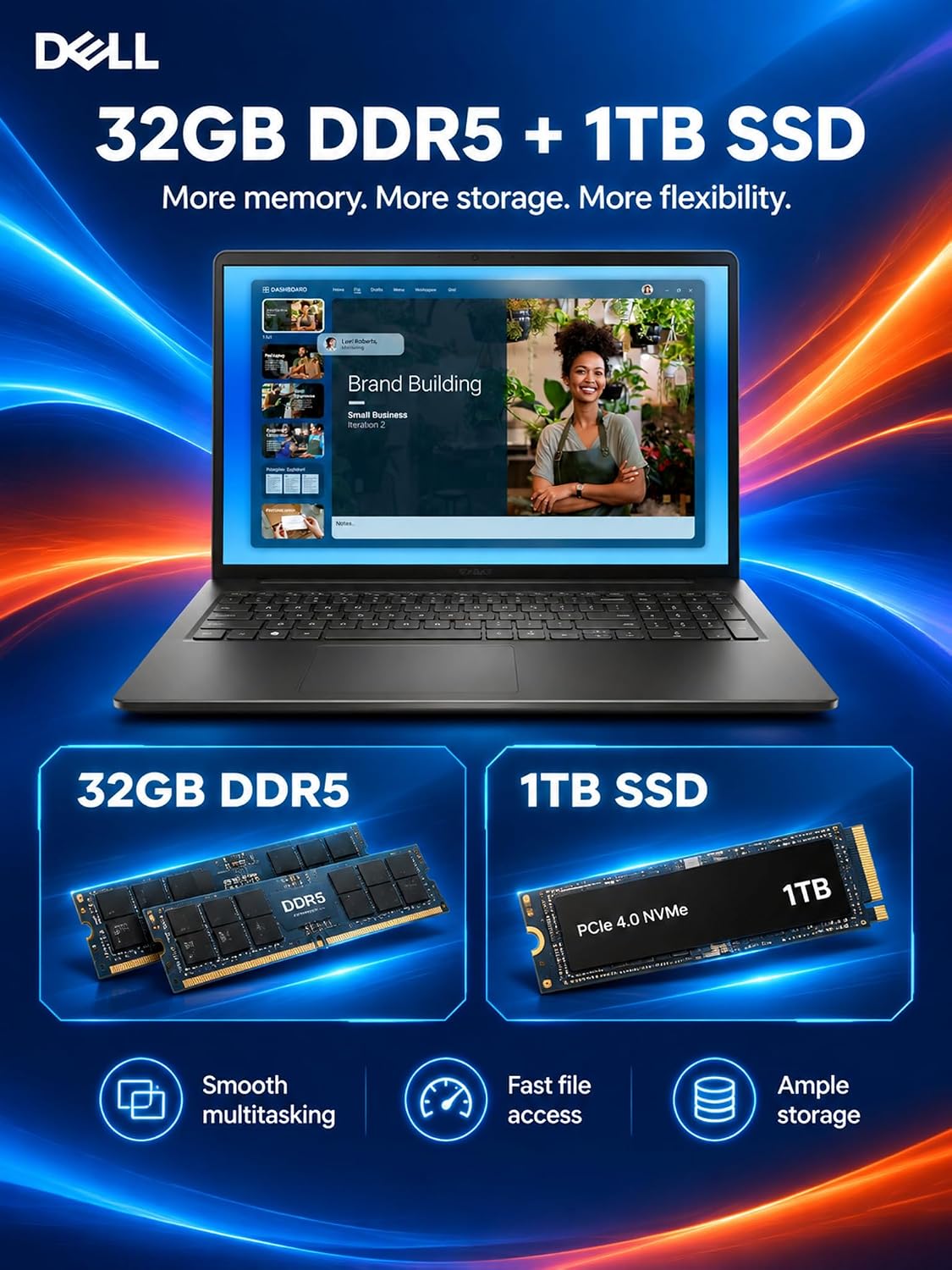 Detalle 2 de Dell Business Laptop, 16-inch touchscreen