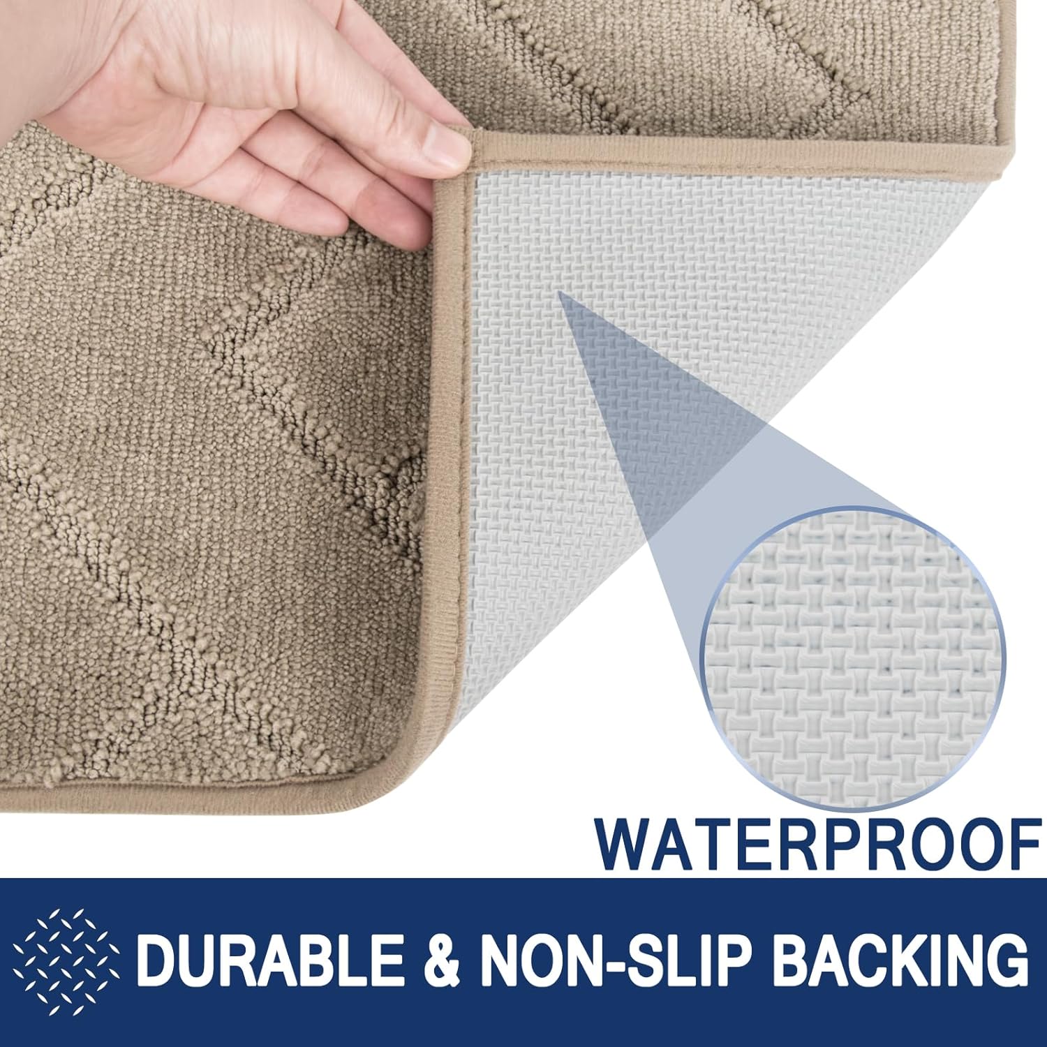 Thumbnail 5 de FCSDETAIL Dirt Trapper Indoor Door Mat 86 x 150 cm — Machine Washable, Non-slip Entry Rug