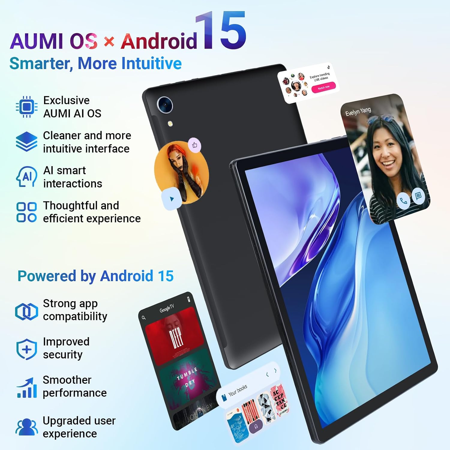 Detalle de Laptok Android 15 Tablet 10 Pollici