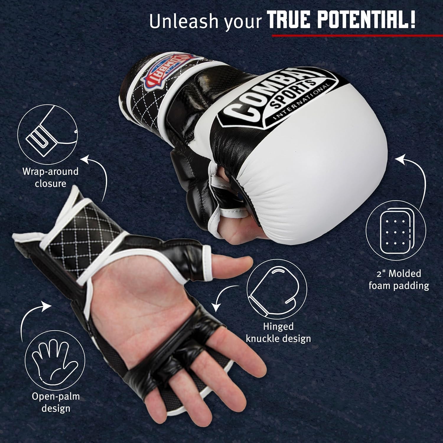 Detalle de Combat Sports Max Strike MMA Training Gloves
