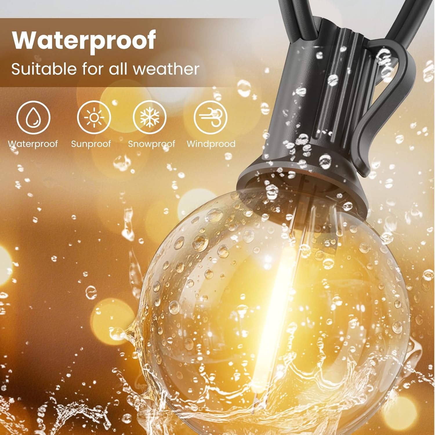 Thumbnail 3 de RTTY Outdoor String Lights 100-Foot