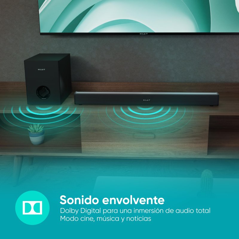 Thumbnail 2 de Nilait NI-SOUNDBSU-120DOL Barra de sonido 120W Dolby