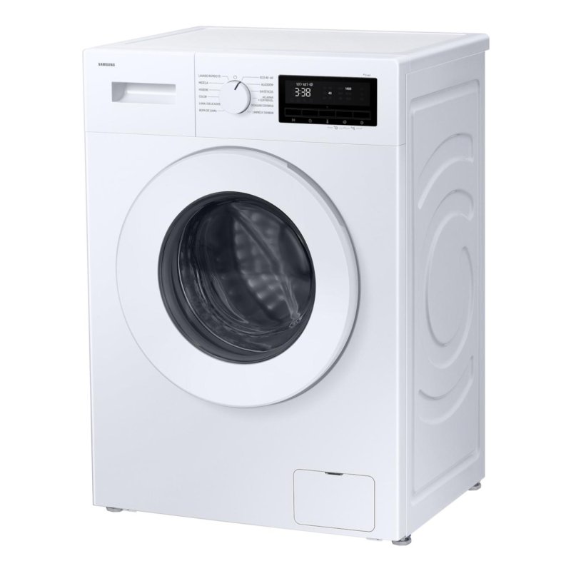Thumbnail 1 de Lavadora Samsung WW80FG3M05TWEC 8 kg carga frontal 1400 rpm Motor Digital Inverter blanca