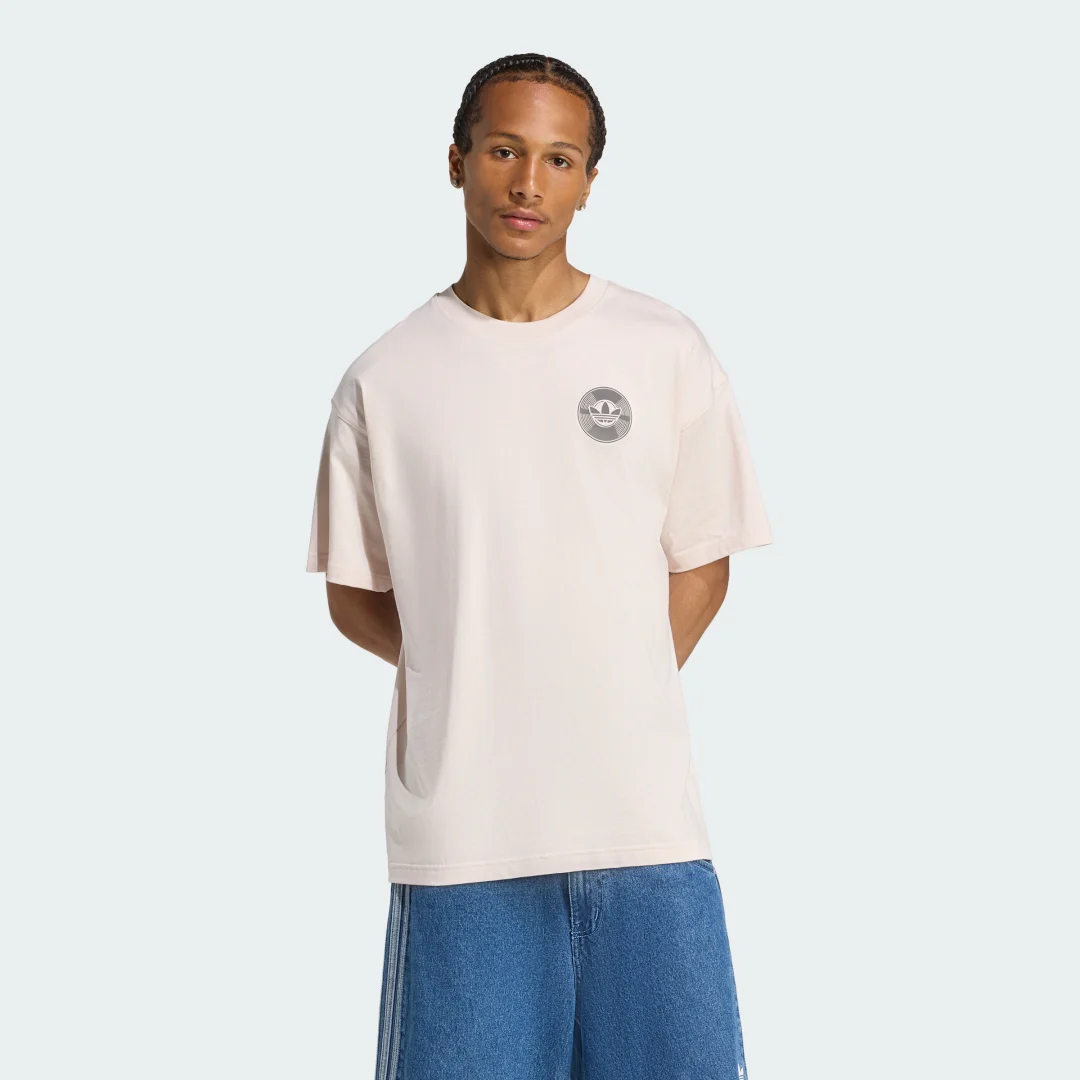 Thumbnail 1 de Camiseta Street Band de Adidas (rosa) – estilo urbano y comodidad para el día a día