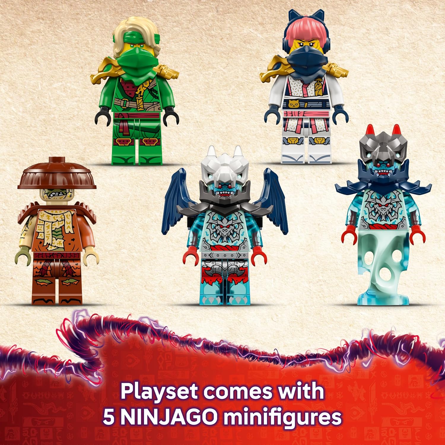 Detalle 2 de LEGO NINJAGO 2in1 Lloyd's Jet Mech – Transforms into a Jet Toy (71845)