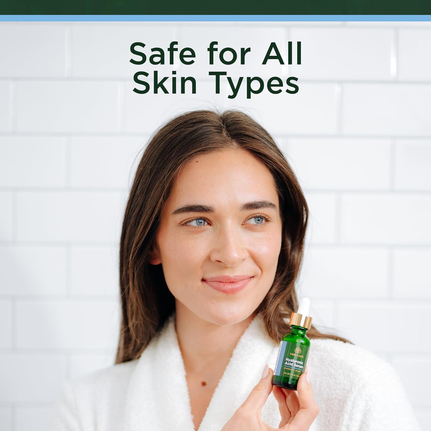 Detalle 1 de Tree of Life Hyaluronic Acid Face Serum, 2 fl oz