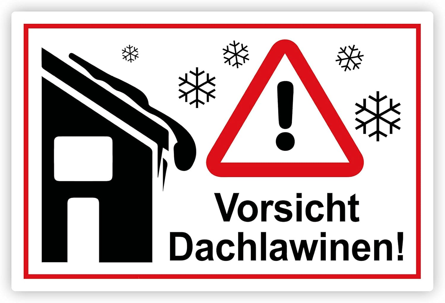 Thumbnail 4 de STROBO Dachlawinen Schild 20 x 30 cm 🚧