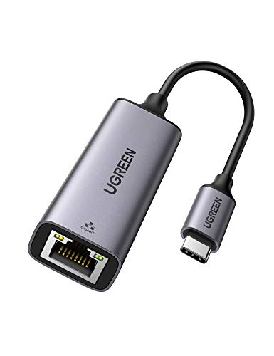 Detalle de UGREEN Adaptateur USB-C Ethernet Gigabit RJ45 1 Gbps – Version Gris