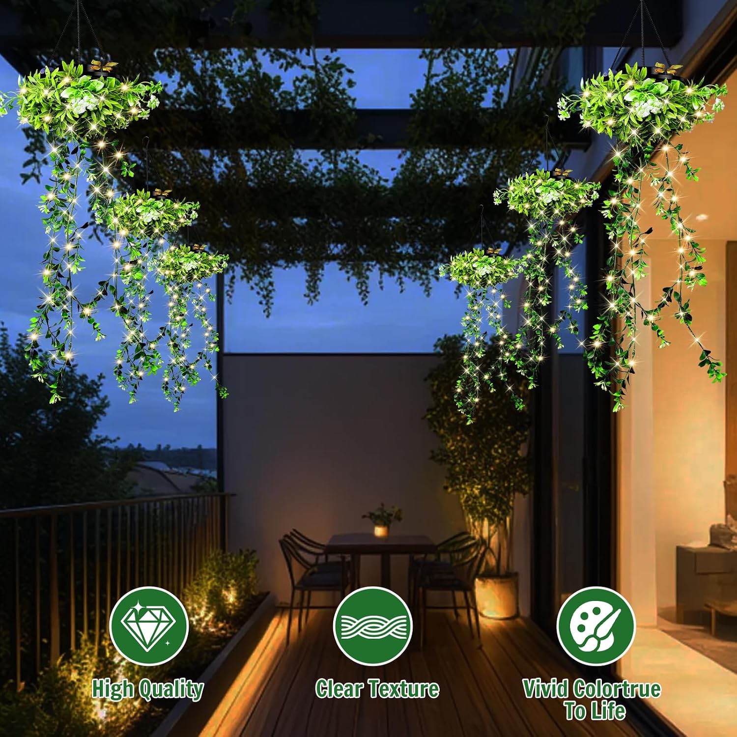 Detalle 2 de KagoLing Luci Solari 66 LED