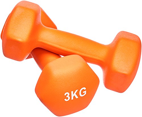Detalle 2 de Amazon Basics Par de mancuernas neopreno 3 kg 🏋