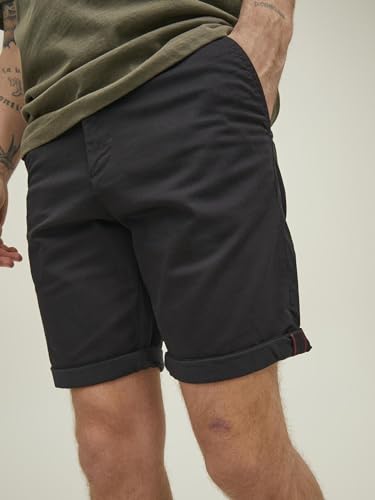 Thumbnail 6 de JACK & JONES Pantalones Cortos Chinos Ajustados para Hombre (XXL) - Cintura Media, Color Negro