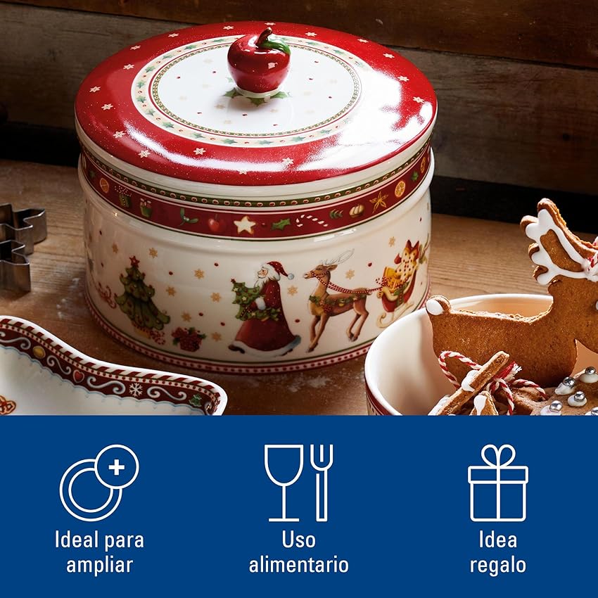 Detalle 2 de Villeroy & Boch Winter Bakery Delight — Bote grande para galletas 🍽