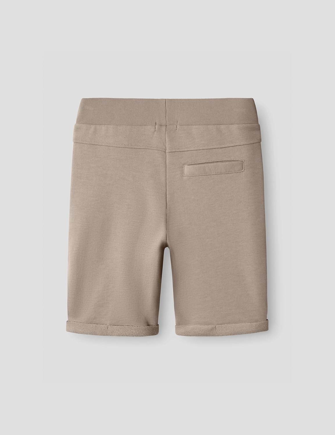 Detalle de NAME IT Boy Shorts Sweat – Sweatshorts für Jungen über dem Knie, Kordelzug, aufgerollte Säume